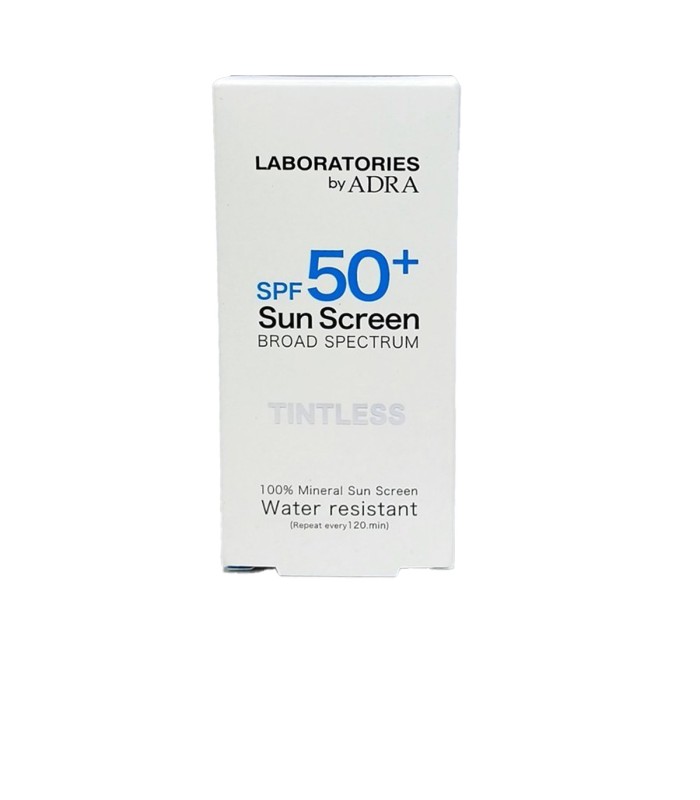 کرم ضد آفتاب بدون رنگ SPF 50 لابراتوریز آدرا 0708