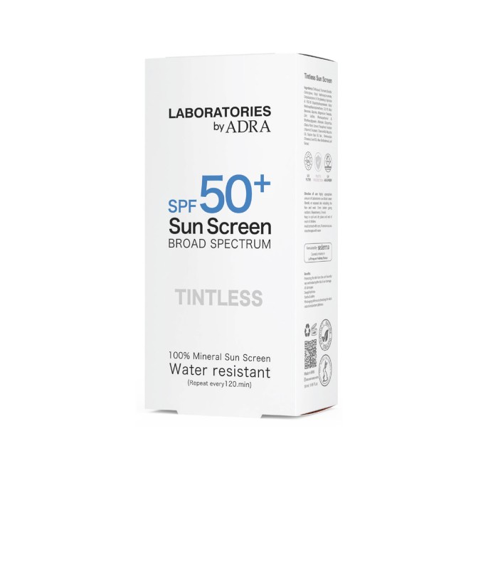 کرم ضد آفتاب بدون رنگ SPF 50 لابراتوریز آدرا 0708