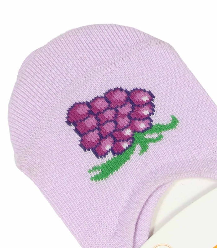 جوراب کالج دخترانه ترک  طرح انگور 3تا5 سال 4106 | bross