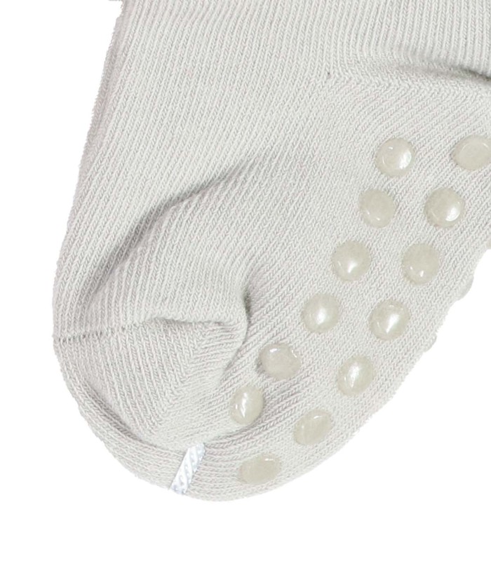 جوراب بچه گانه نوزادی استپ دار لب برگرد وارداتی 4110