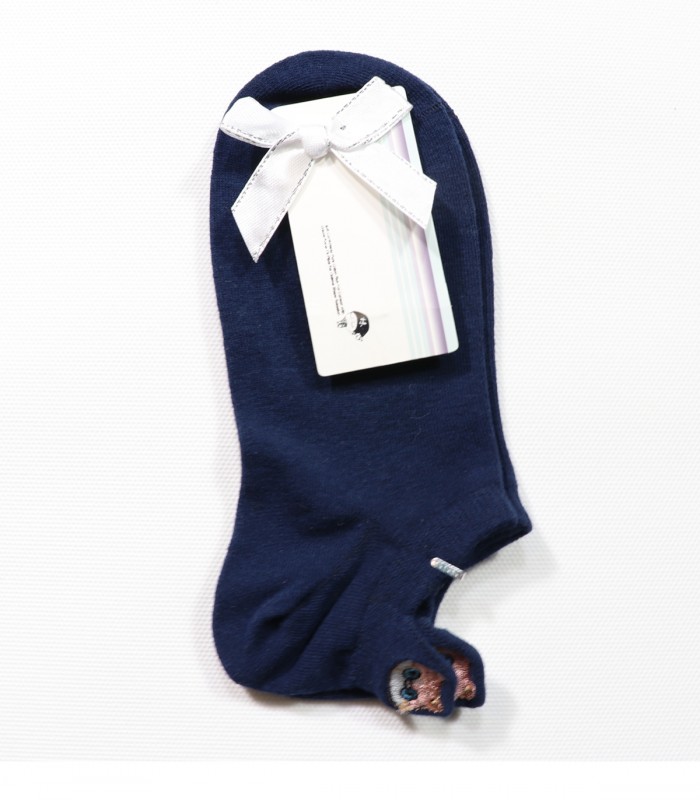 جوراب مچی زنانه و دخترانه ساده گربه