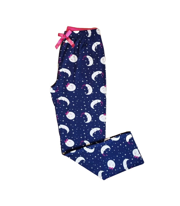 شلوار راحتی زنانه ماه و ستاره پوشل نخ و پنبه