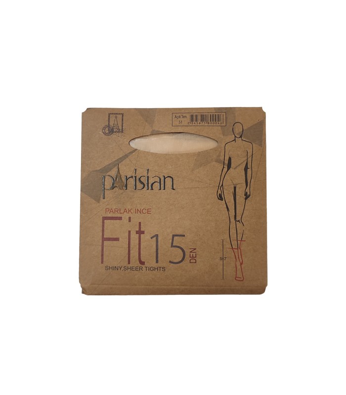 جوراب مچی شیشه ای فیت 15 نازک Parisian وارداتی 2378