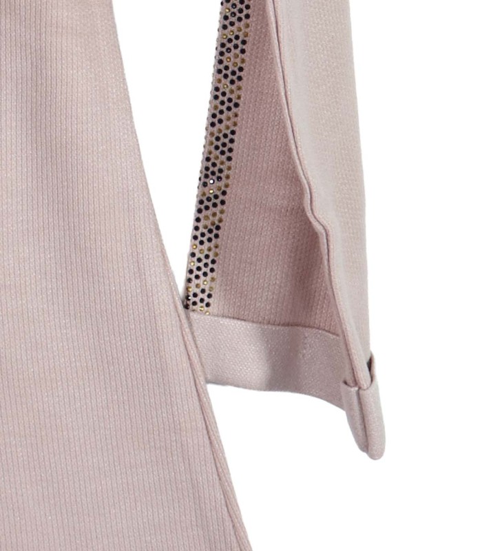 بلوز زنانه کبریتی آستین سه ربع نگین دار ثمر 201069