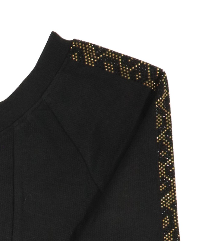 بلوز زنانه کبریتی آستین سه ربع نگین دار ثمر 201069