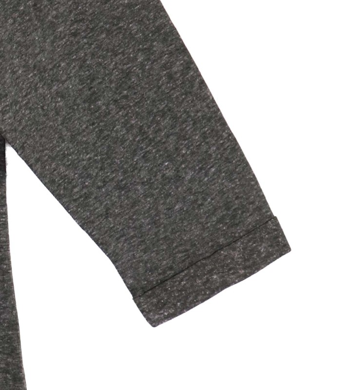 بلوز آستین سه ربع ملانژ ثمر دکمه دار 201055