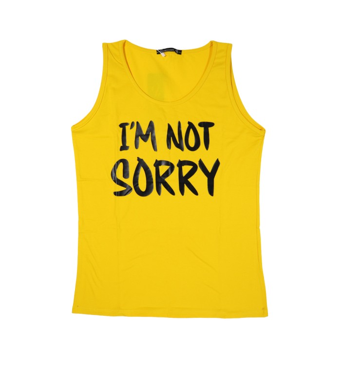 تاپ حلقه ای زنانه قشنگه  IM NOT SORRY چاپی 2063