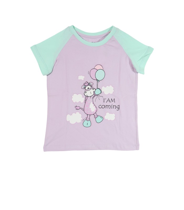 ست تیشرت شلوار بچه گانه ناربن با شلوار زرافه خوشحال 6701